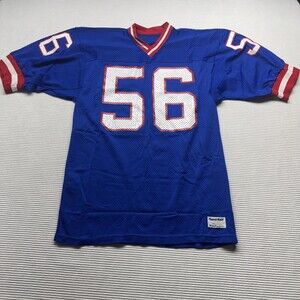 Vintage Sand-Knit Lawrence Taylor NY Giants Football Jersey Mens Medium Blue #56